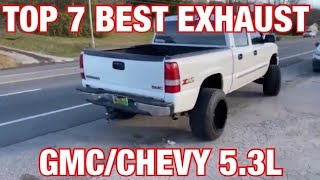 Top 7 BEST Exhaust Set Ups for Chevy Silverado 53L [upl. by Nelluc]