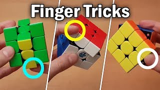 Rubiks Cube Finger Tricks Tutorial Beginner to Advanced [upl. by Eemak]