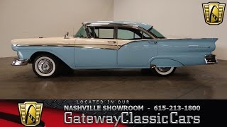 1957 Ford Fairlane 500 Gateway Classic CarsNashville172 [upl. by Aidam]