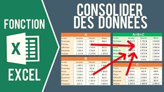 EXCEL  CONSOLIDER DES DONNÉES Regrouper plusieurs fichiers Excel en un seul [upl. by Cissie70]