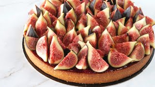 TARTE aux FIGUES  Pâte Sablée [upl. by Rasia]