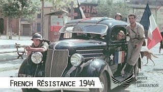 French Résistance in 1944 in color and HD [upl. by Annaiek274]