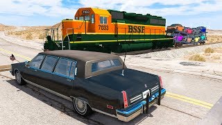 Train Accidents 4  BeamNG DRIVE  SmashChan [upl. by Naltiac579]