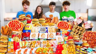 EATING 100000 CALORIES IN 24 HOURS CHALLENGE [upl. by Lull]