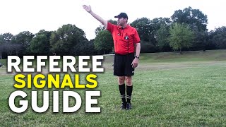 Soccer Referee Signals Guide [upl. by Licko]