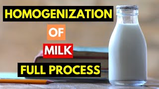 What is Homogenization Process   Homogenization Process In Hindi [upl. by Revell]