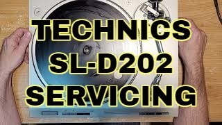 Technics SLD202 Basic Servicing [upl. by Anglo]