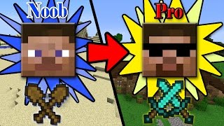 5 FASTampEASY Ways to Transform from NOOB to PRO in Minecraft [upl. by Enyaw]