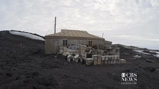 Shackletons Antarctic expedition huts restored [upl. by Eerized908]