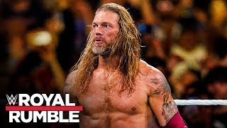 Edge returns at Royal Rumble and delivers vicious Spears Royal Rumble 2020 WWE Network Exclusive [upl. by Damara]