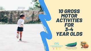 10 Gross Motor Activities for 34 Year Olds [upl. by Ordnajela]